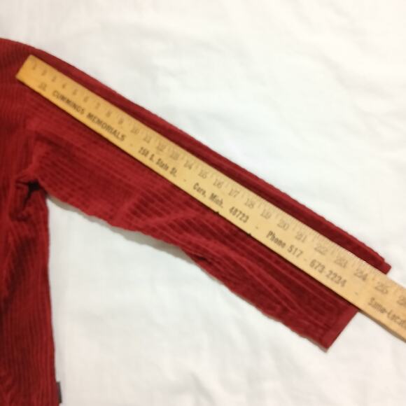 Woolrich Women's Large Cranberry Full-Zip 100% Wide Corduroy Jacket Pockets - Picture 12 of 14